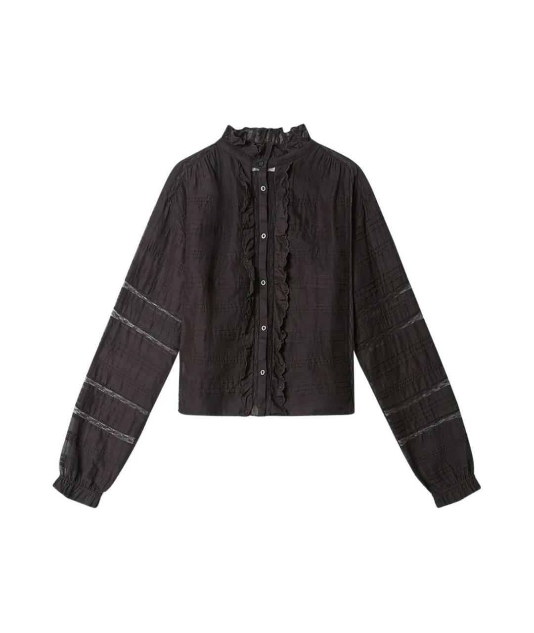 ISABEL MARANT Черная хлопковая рубашка, фото 1