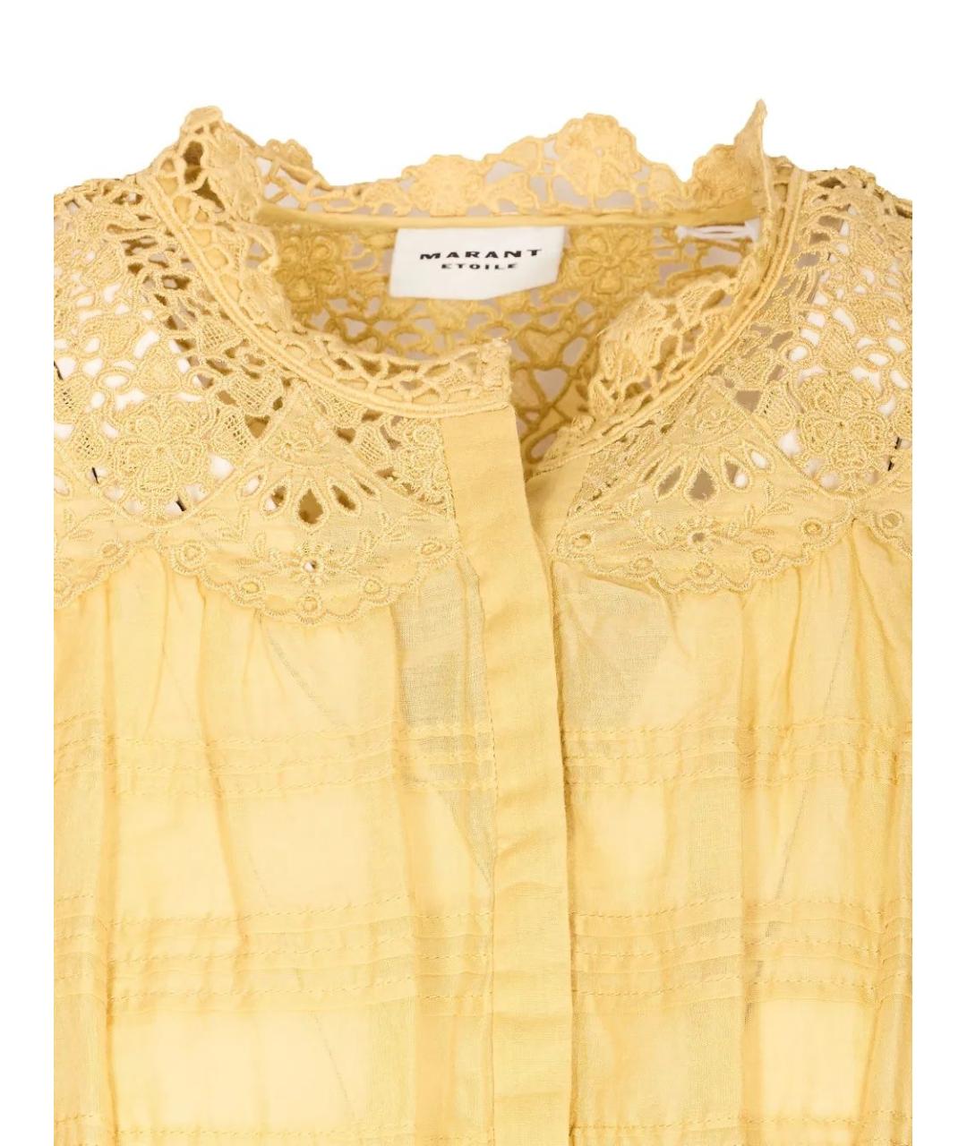 ISABEL MARANT Желтая рубашка, фото 3
