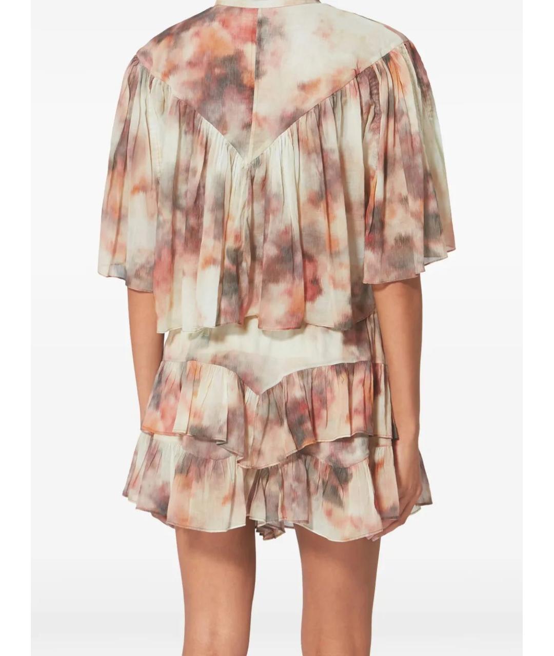 ISABEL MARANT Бежевая хлопковая блузы, фото 4