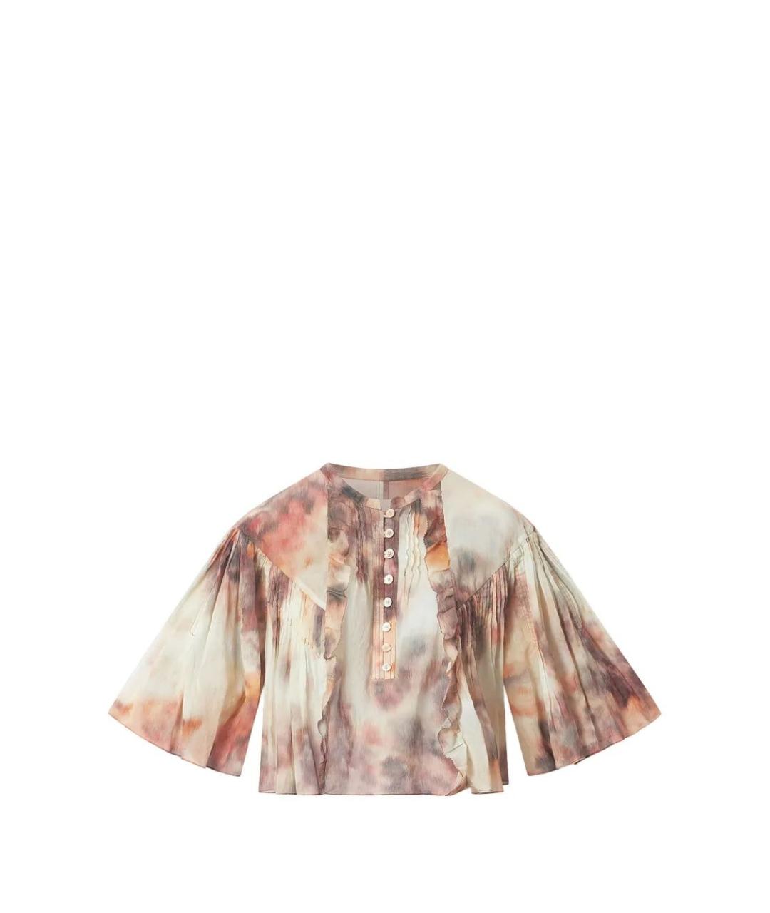 ISABEL MARANT Бежевая хлопковая блузы, фото 1
