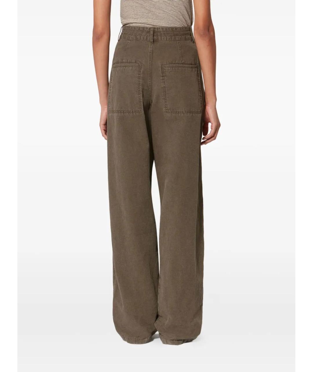 ISABEL MARANT Хлопковые прямые брюки, фото 4