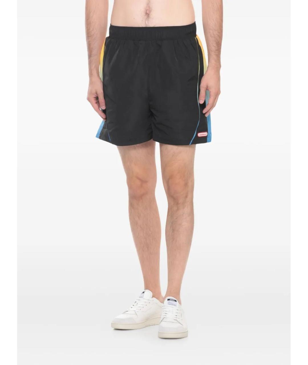 CASABLANCA Черные полиэстеровые шорты, фото 3
