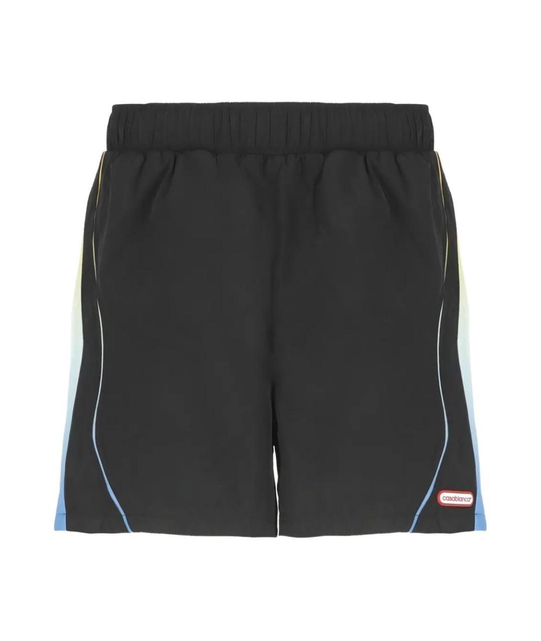 CASABLANCA Черные полиэстеровые шорты, фото 1