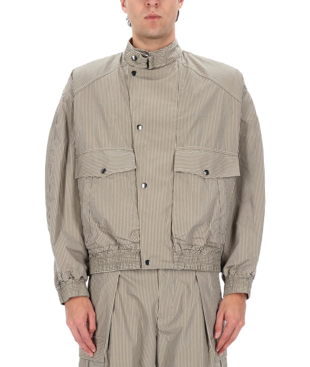 ISABEL MARANT Бежевая хлопковая куртка, фото 4