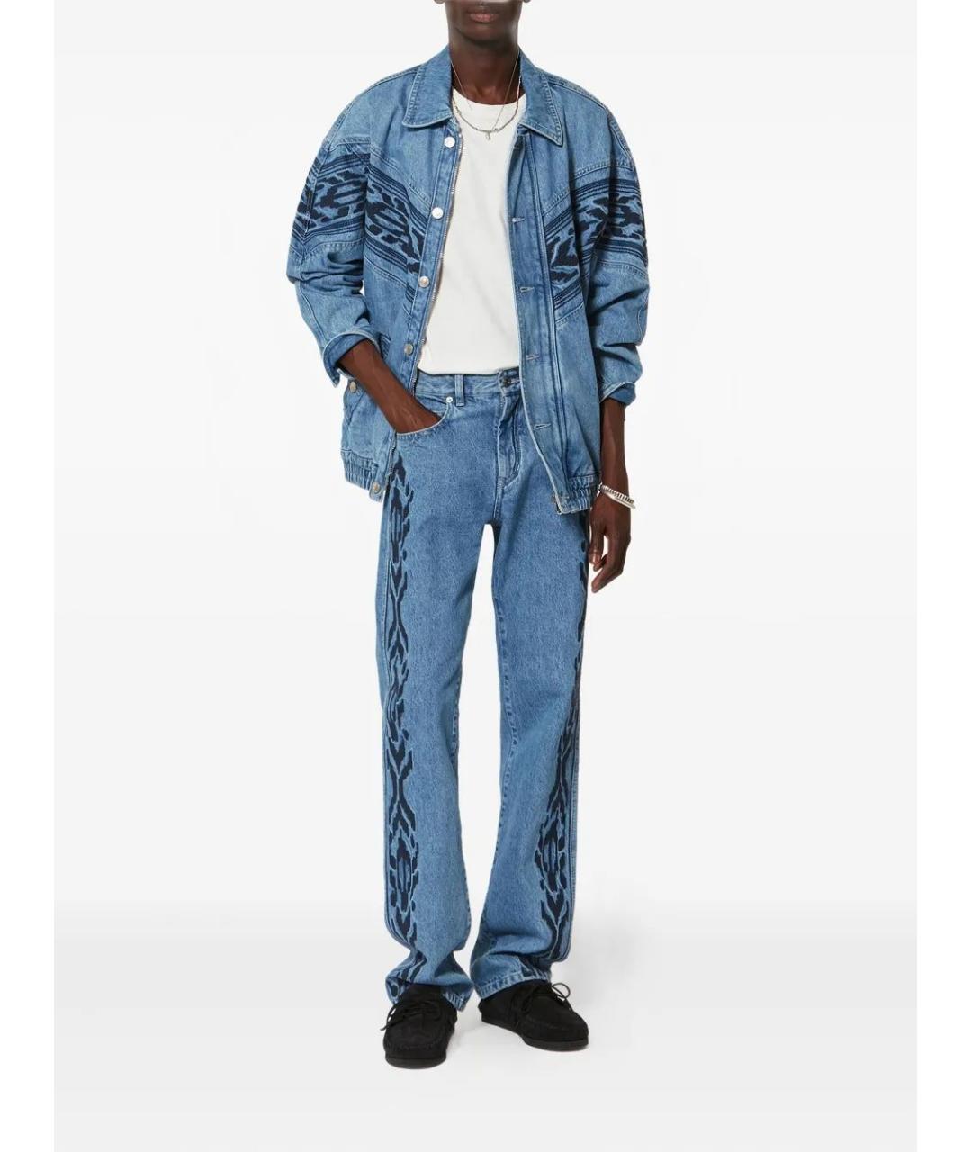 ISABEL MARANT Синяя хлопковая куртка, фото 2