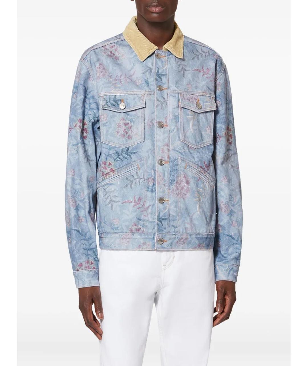 ISABEL MARANT Синяя хлопковая куртка, фото 3