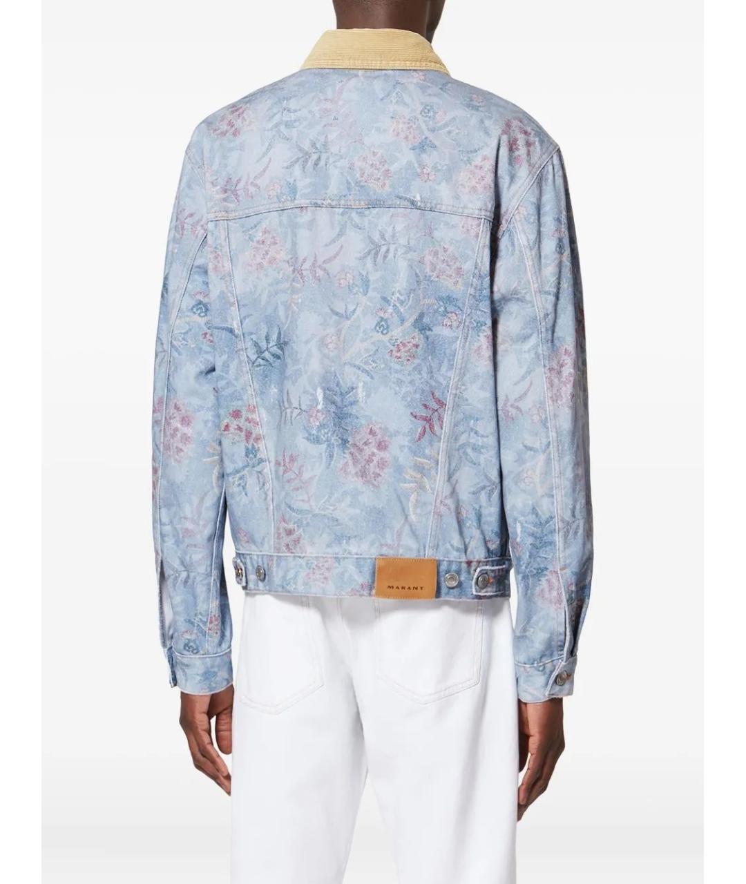 ISABEL MARANT Синяя хлопковая куртка, фото 4