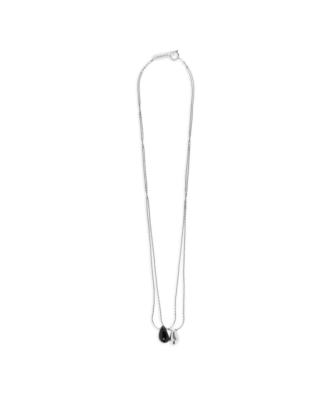 ISABEL MARANT Черная латунная цепочка/подвеска, фото 1