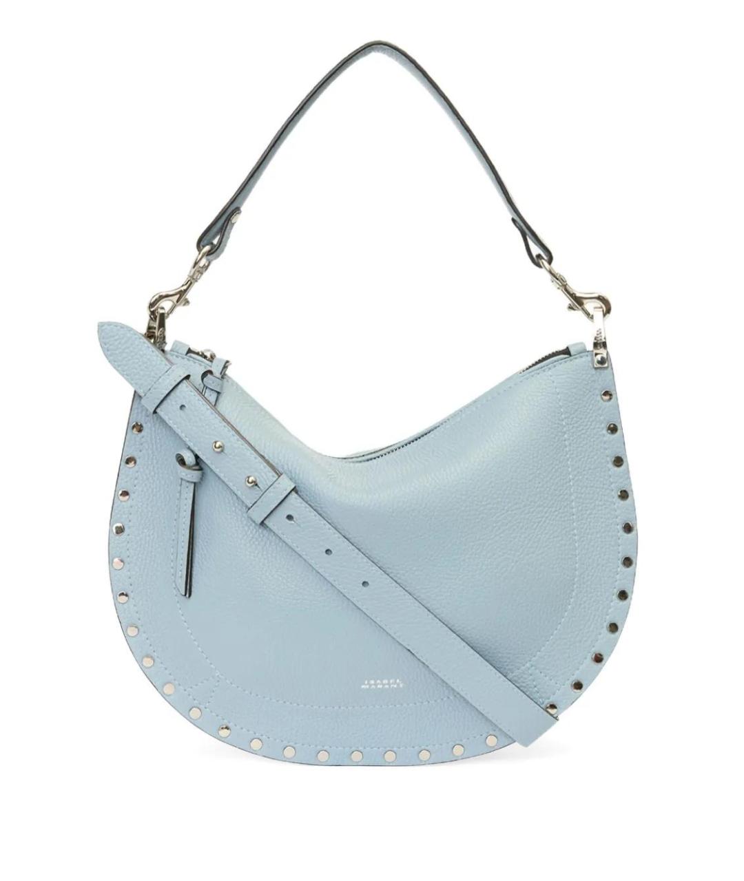 ISABEL MARANT Голубая кожаная сумка через плечо, фото 1