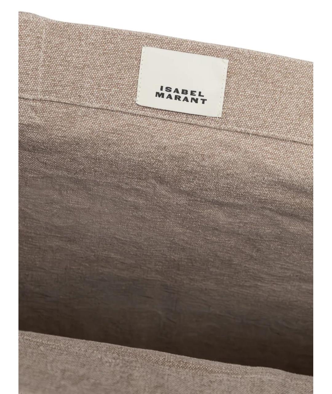 ISABEL MARANT Хлопковая сумка с короткими ручками, фото 4
