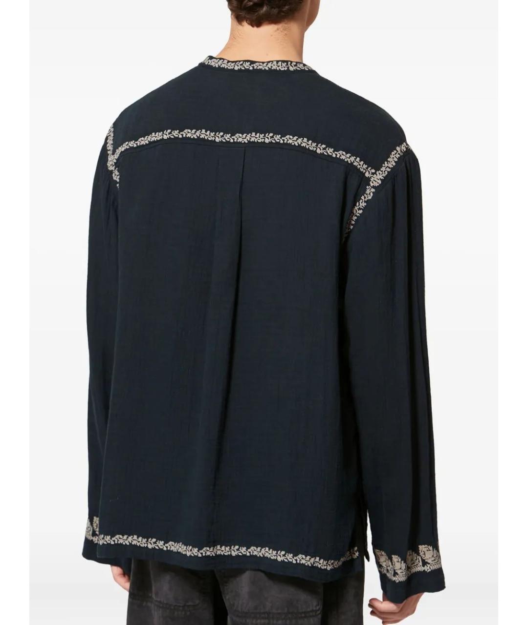 ISABEL MARANT Черная хлопковая кэжуал рубашка, фото 4