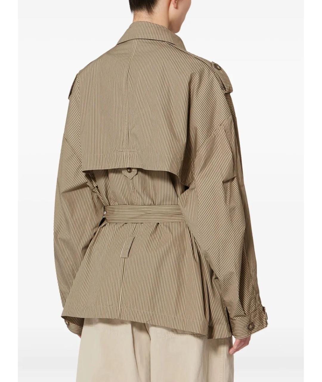 ISABEL MARANT Хаки хлопковая куртка, фото 4