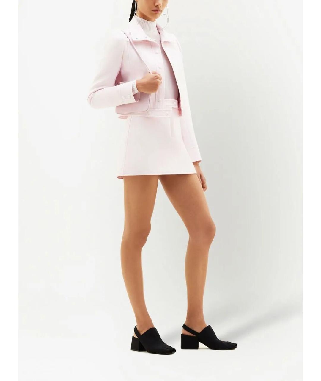 COURREGES Розовая хлопковая куртка, фото 3