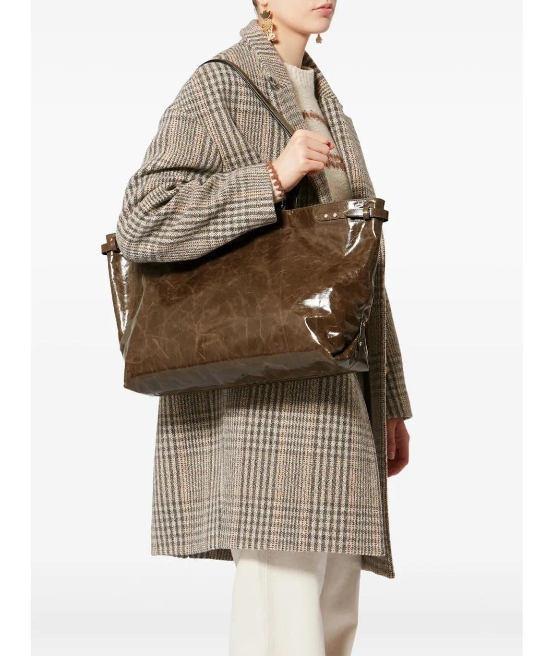 ISABEL MARANT Кожаная сумка тоут, фото 3