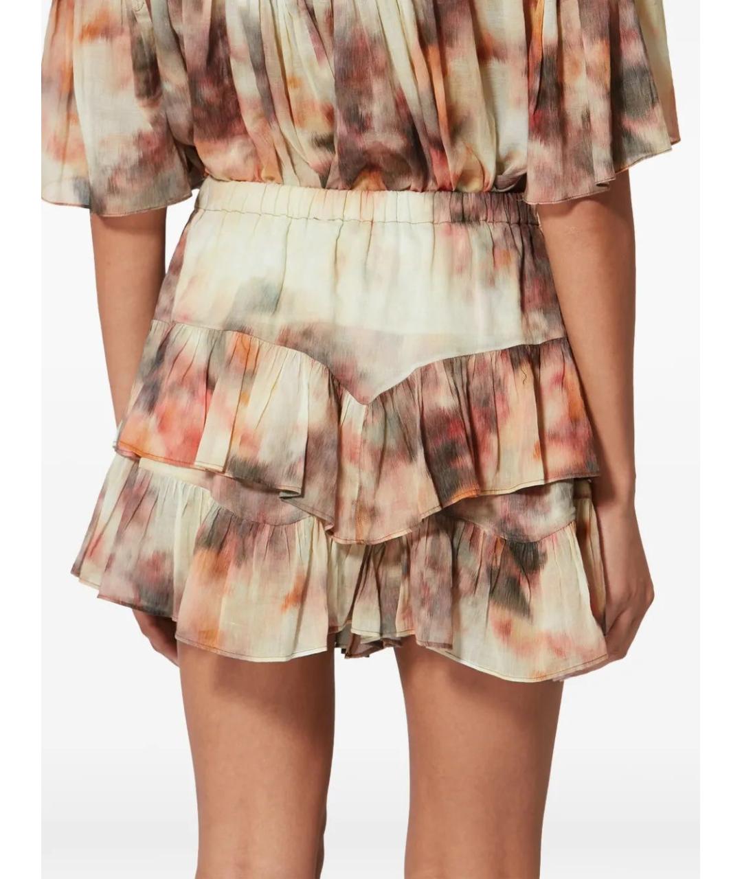 ISABEL MARANT Бежевые хлопковые шорты, фото 3