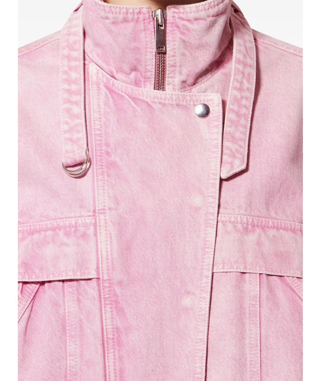 ISABEL MARANT Розовая хлопковая куртка, фото 5