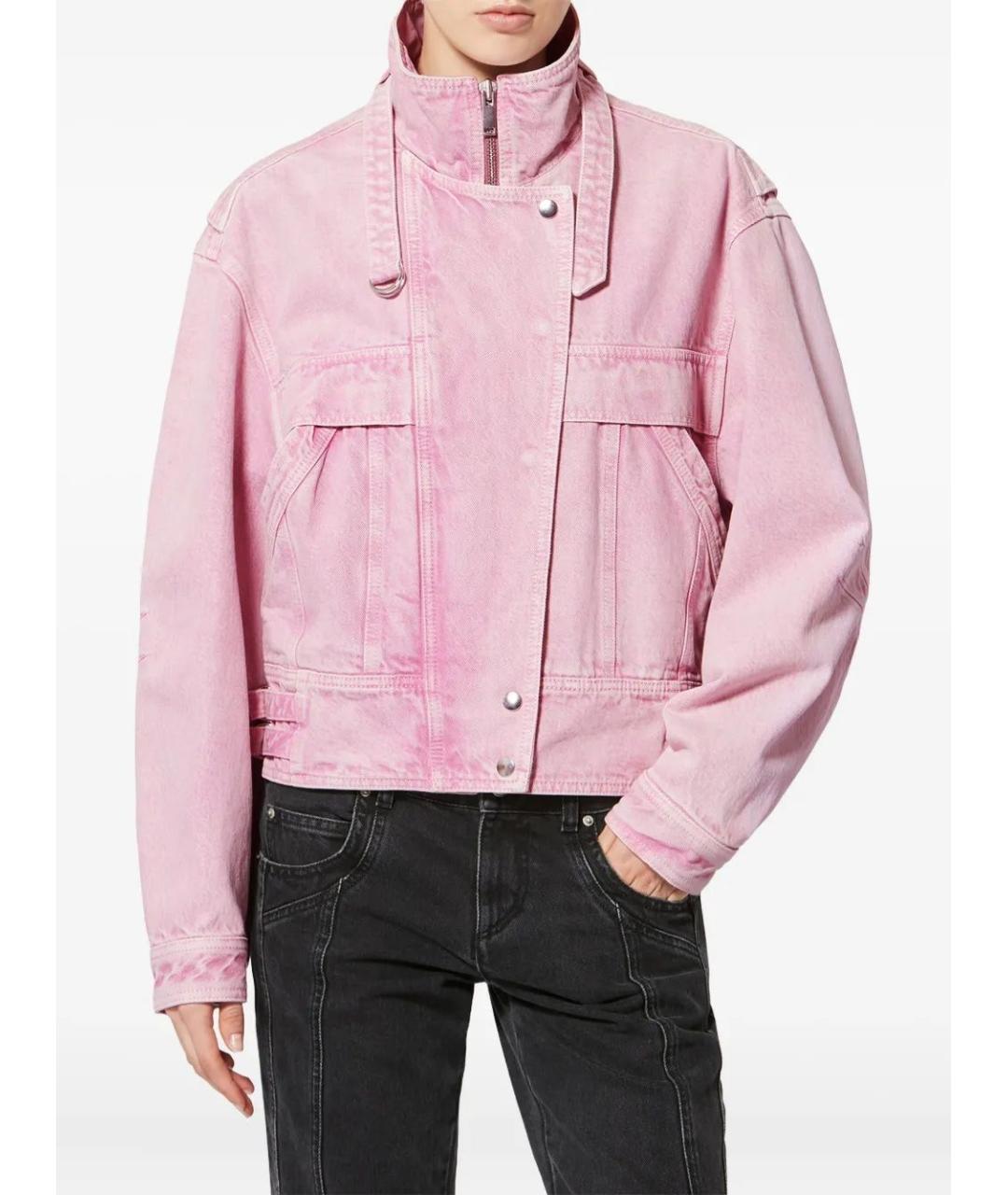 ISABEL MARANT Розовая хлопковая куртка, фото 3