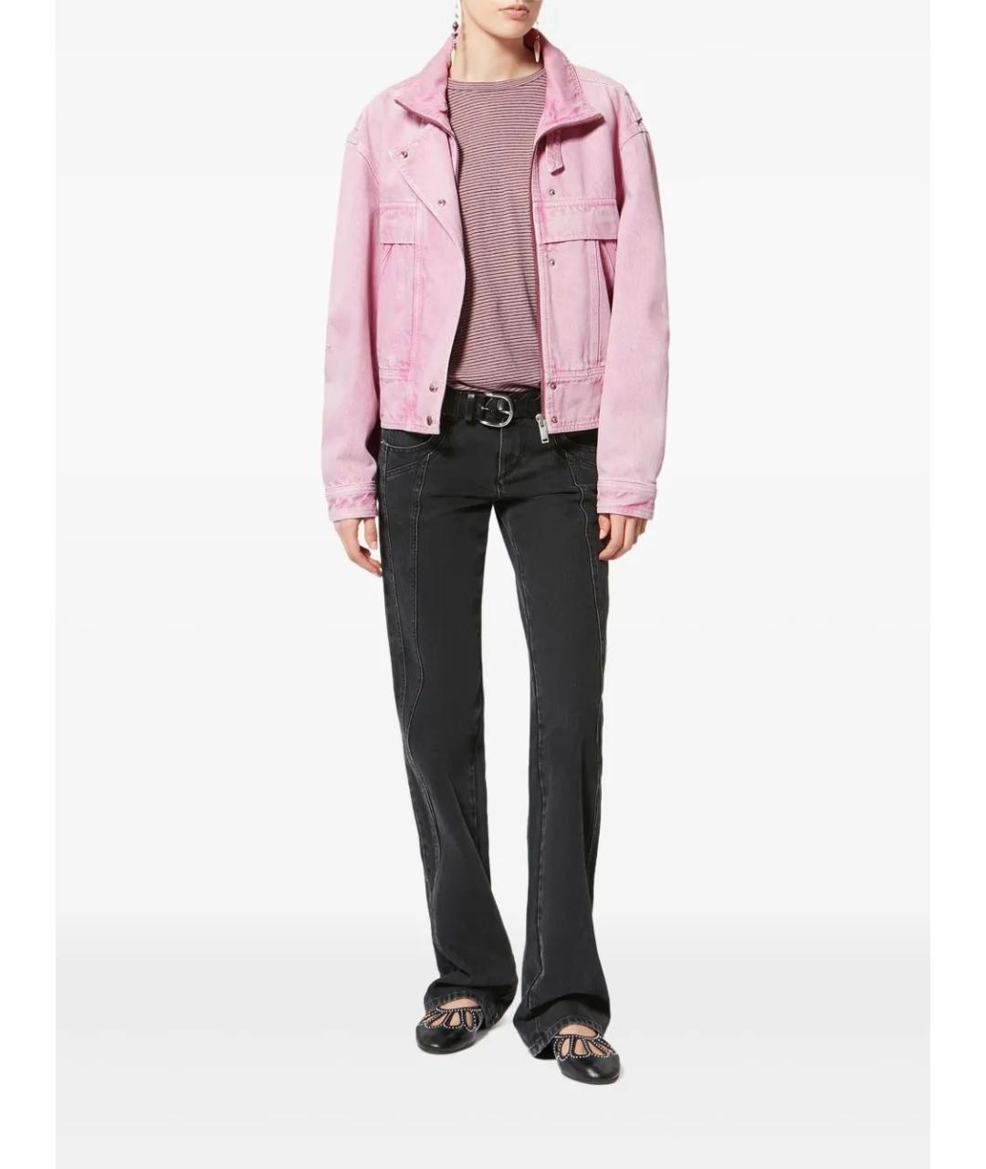 ISABEL MARANT Розовая хлопковая куртка, фото 2