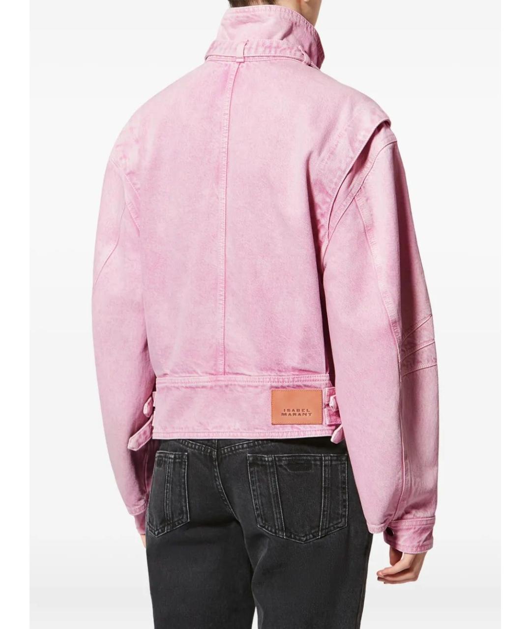 ISABEL MARANT Розовая хлопковая куртка, фото 4