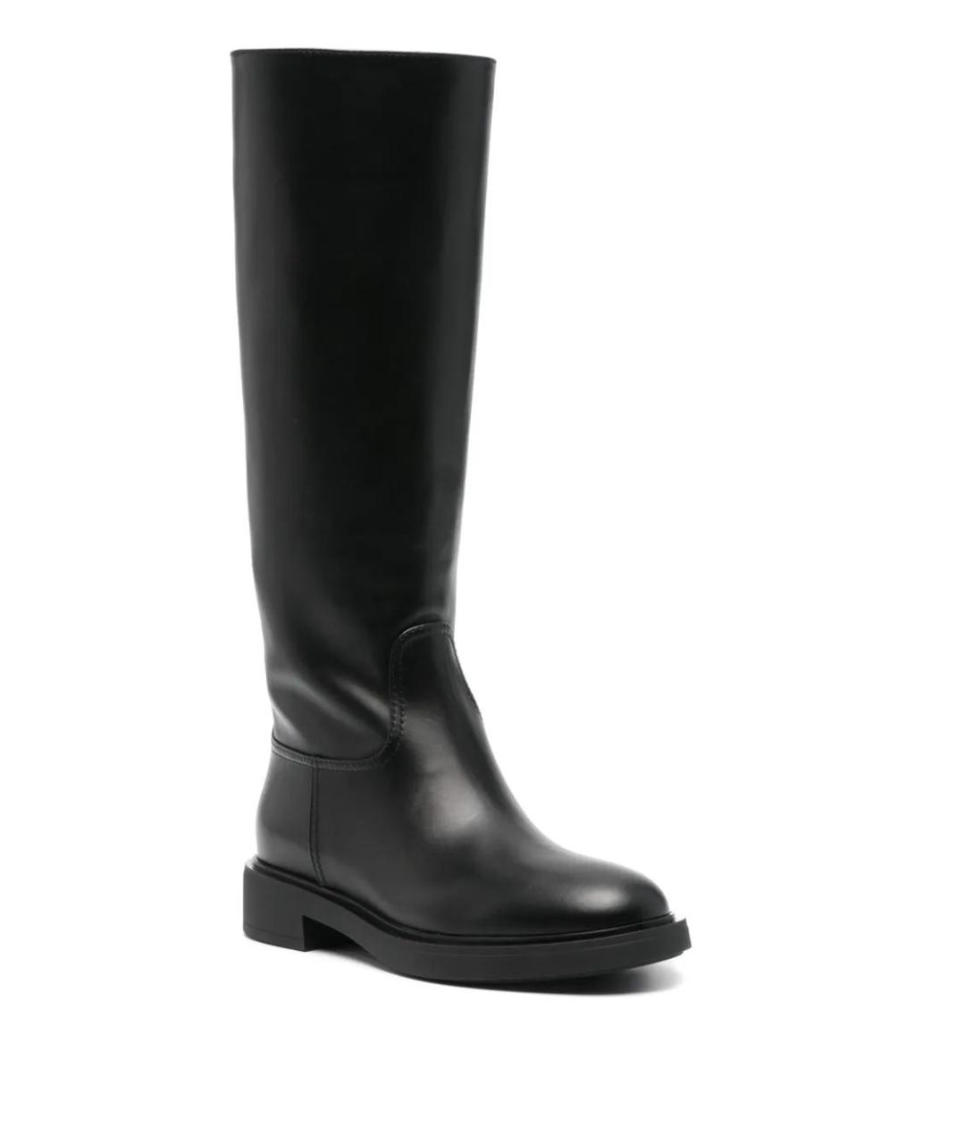 GIANVITO ROSSI Черные кожаные ботинки, фото 2