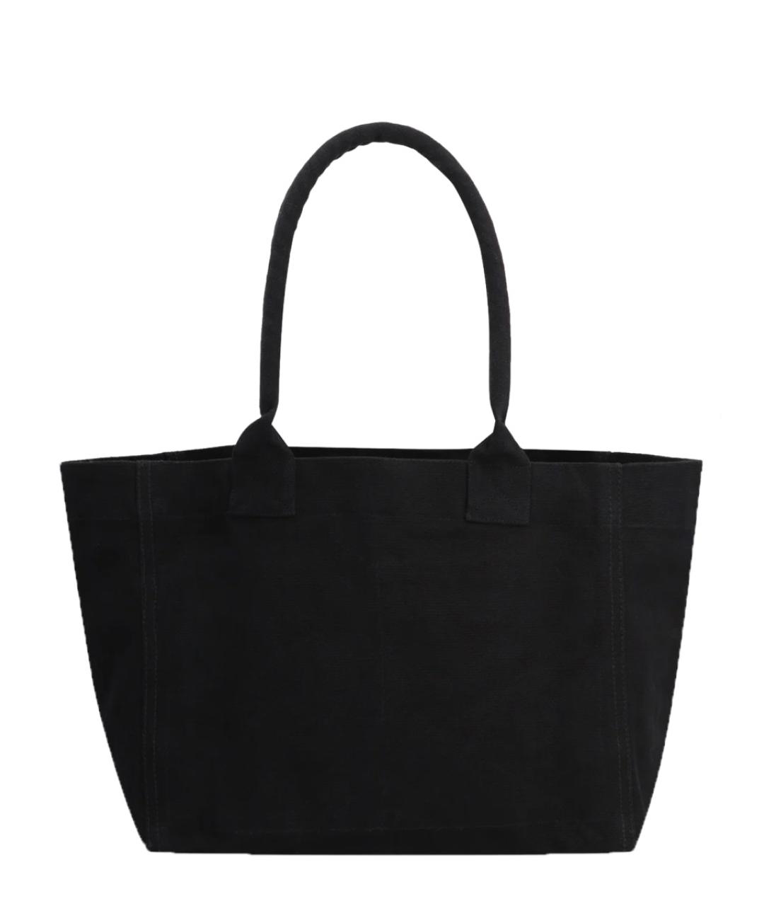 ISABEL MARANT Черная хлопковая сумка тоут, фото 3