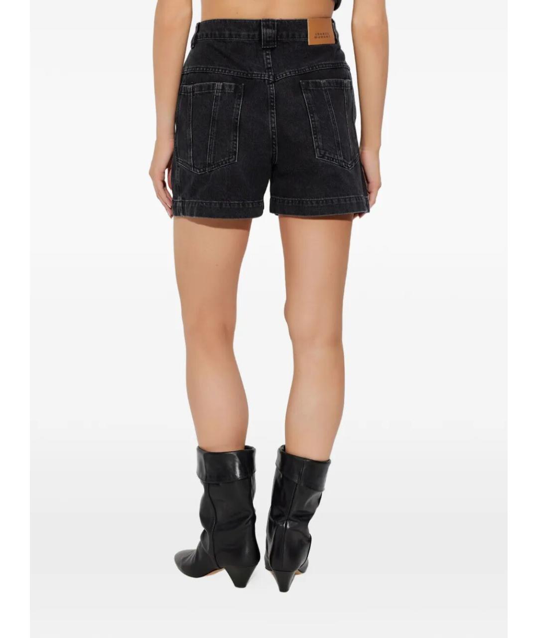 ISABEL MARANT Черные хлопковые шорты, фото 3
