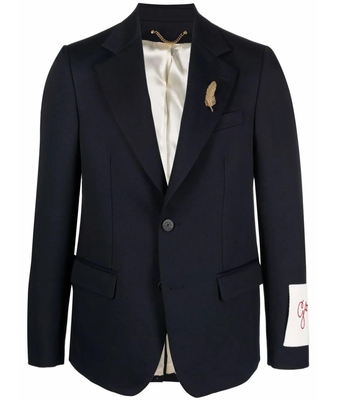 GOLDEN GOOSE DELUXE BRAND Синий полиэстеровый пиджак, фото 1