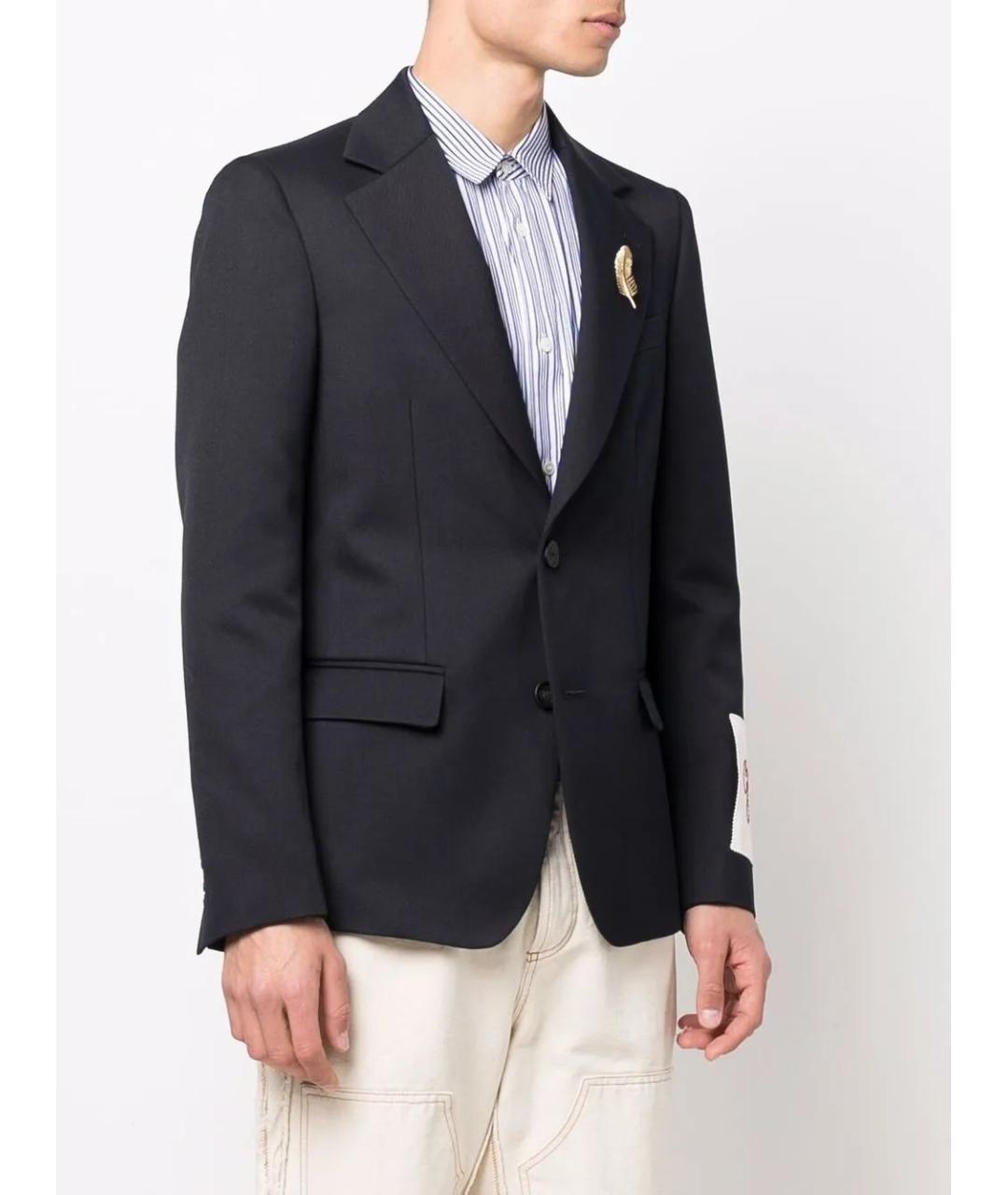 GOLDEN GOOSE DELUXE BRAND Синий полиэстеровый пиджак, фото 3