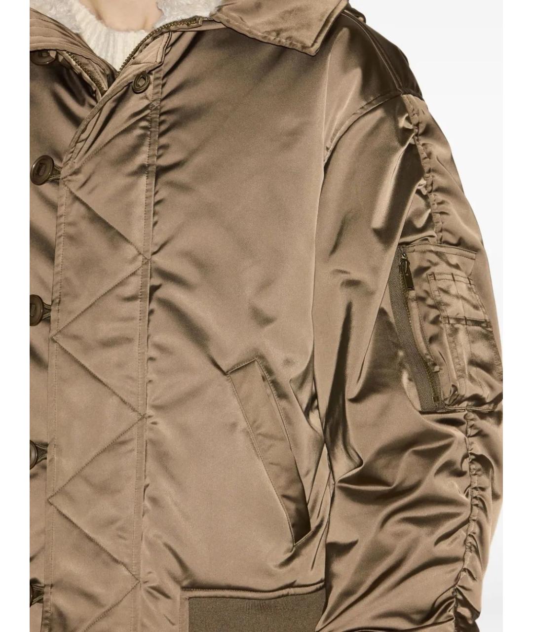 ISABEL MARANT Хаки полиэстеровая куртка, фото 4