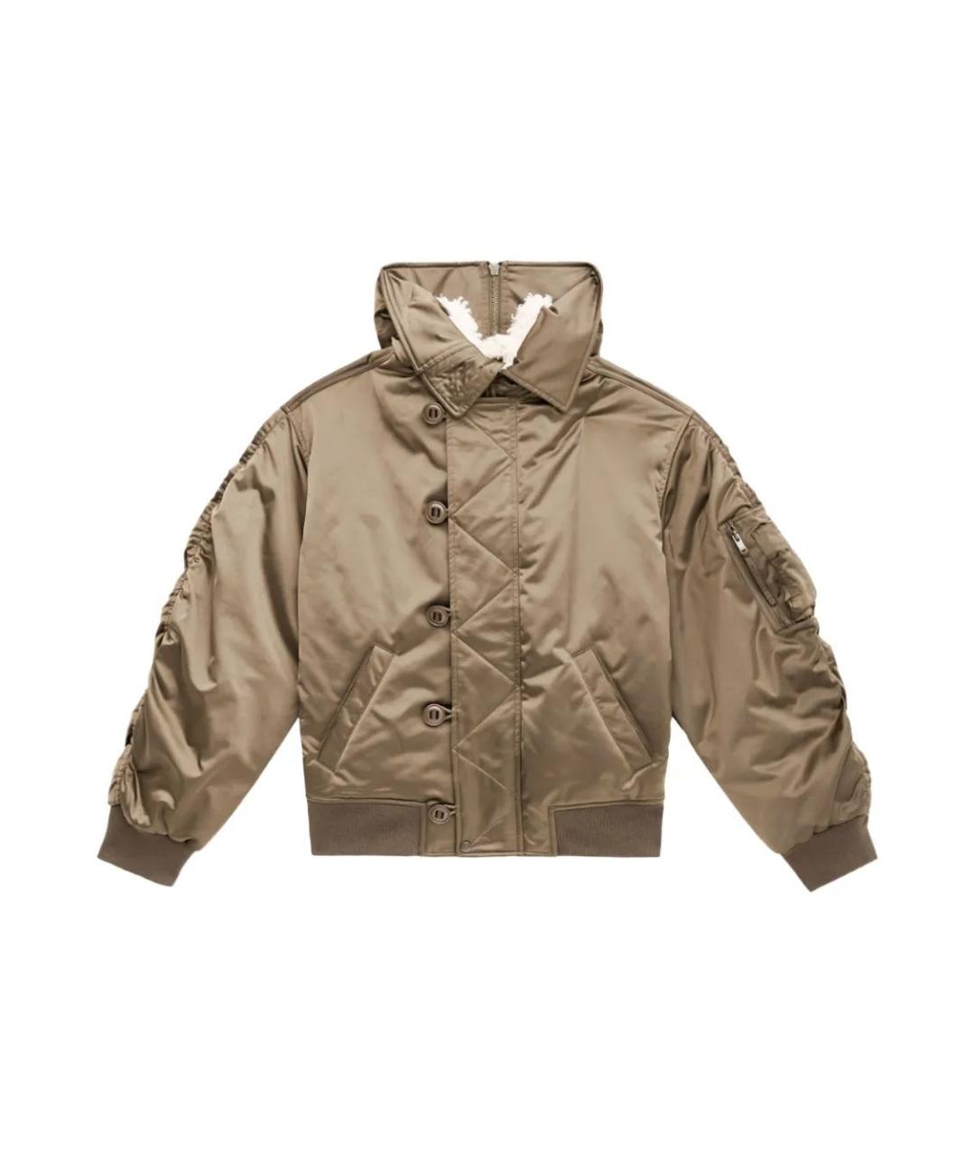 ISABEL MARANT Хаки полиэстеровая куртка, фото 1