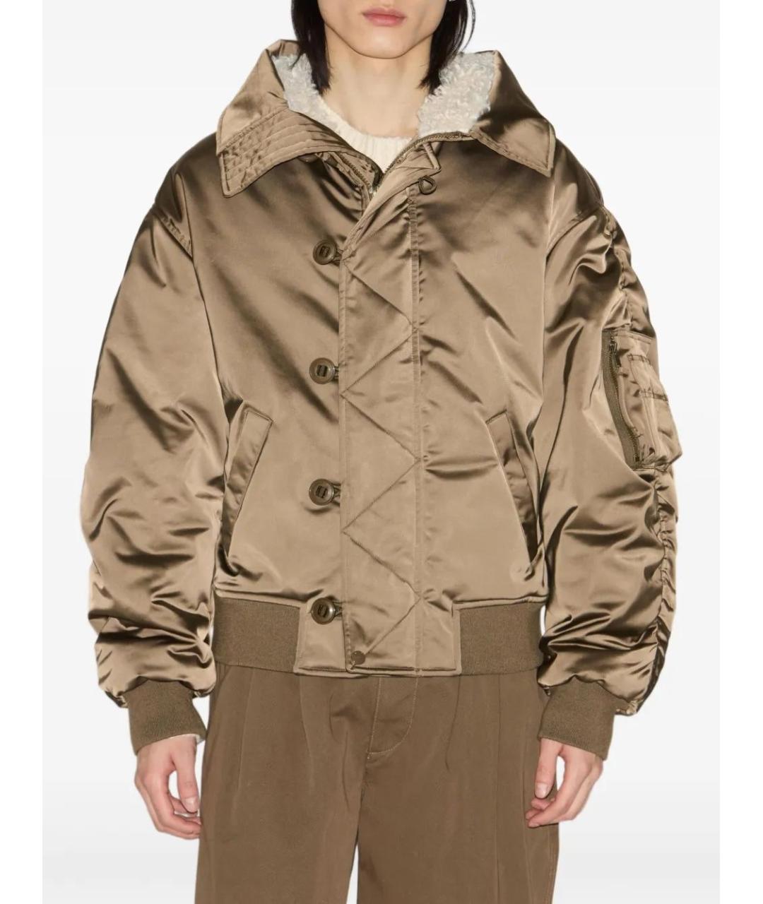 ISABEL MARANT Хаки полиэстеровая куртка, фото 2