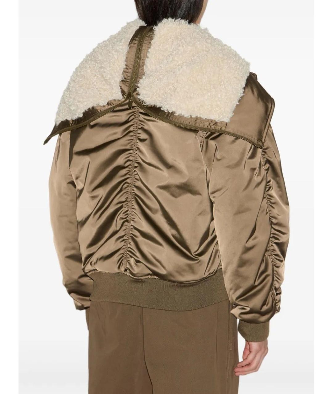 ISABEL MARANT Хаки полиэстеровая куртка, фото 5