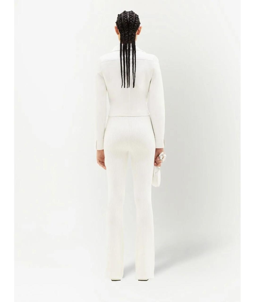 COURREGES Белая хлопковая куртка, фото 4