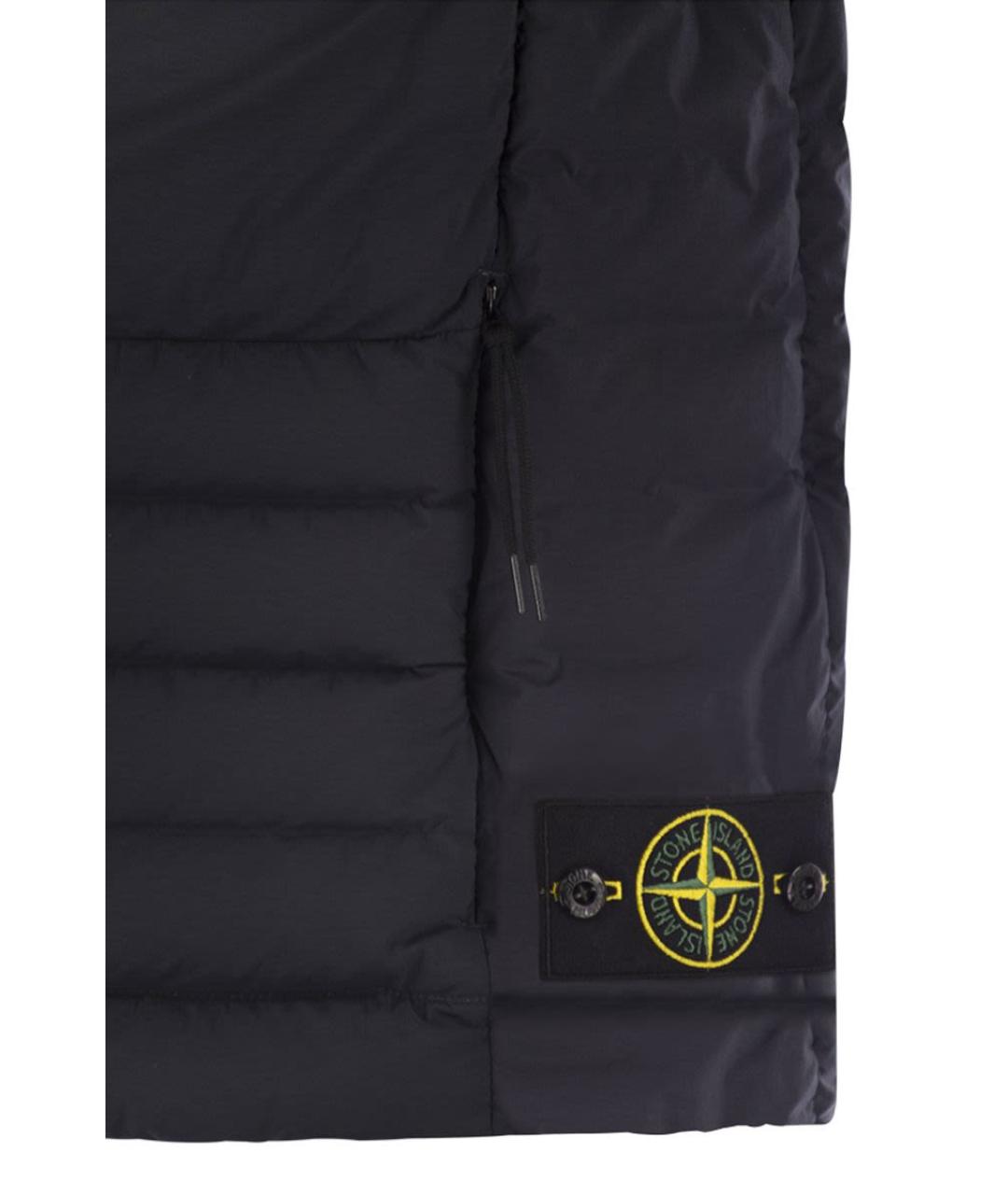 STONE ISLAND Синий полиамидовый жилет, фото 4