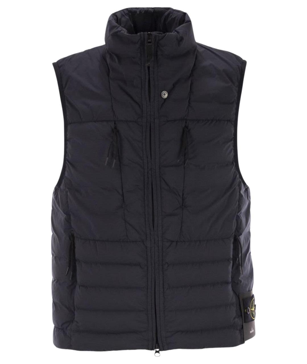 STONE ISLAND Синий полиамидовый жилет, фото 1