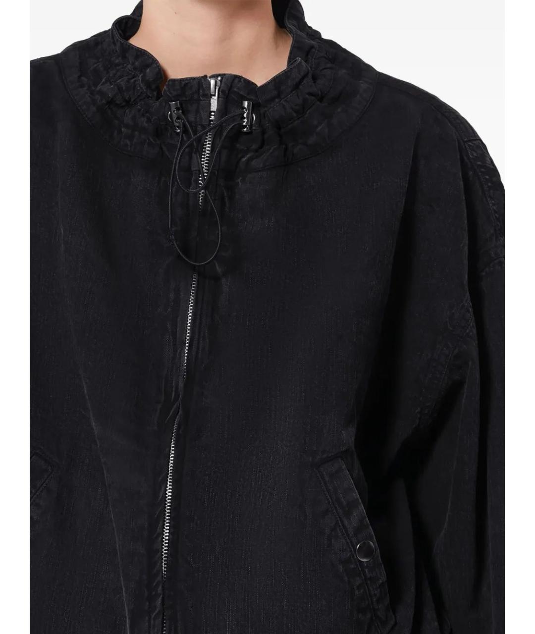 ISABEL MARANT Черная хлопковая куртка, фото 5