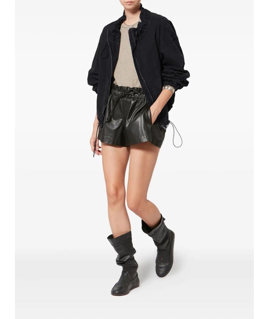 ISABEL MARANT Черная хлопковая куртка, фото 2