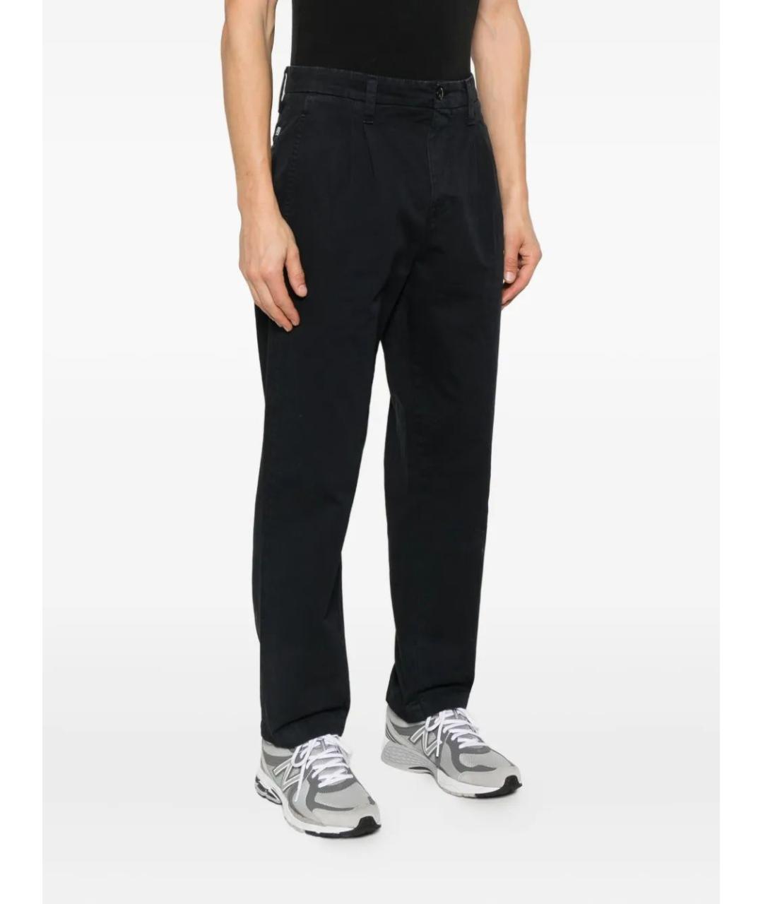 CP COMPANY Черные хлопковые повседневные брюки, фото 3