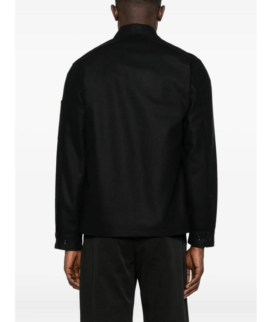 CP COMPANY Черная шерстяная куртка, фото 4