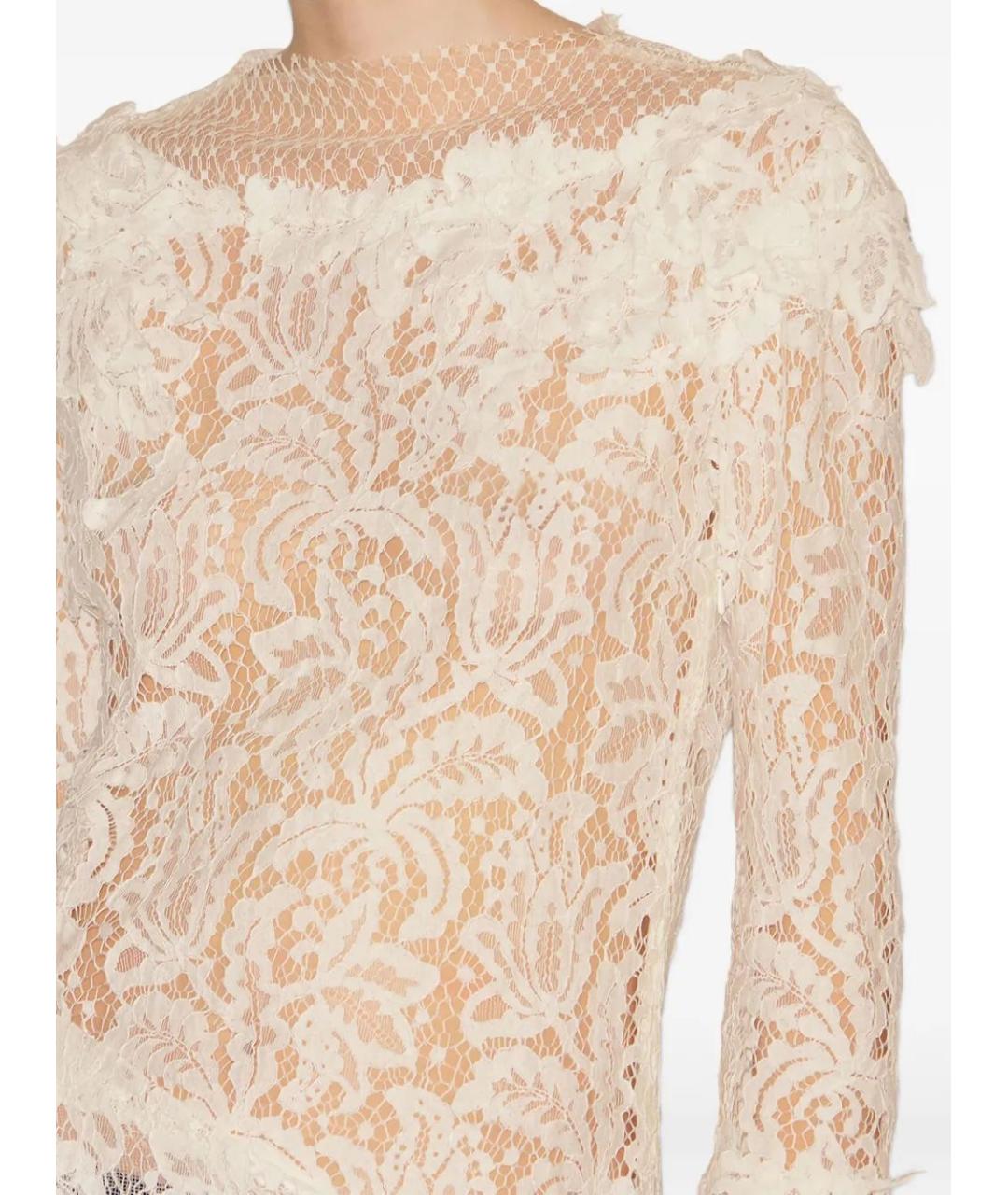 ISABEL MARANT Белое вискозное повседневное платье, фото 5