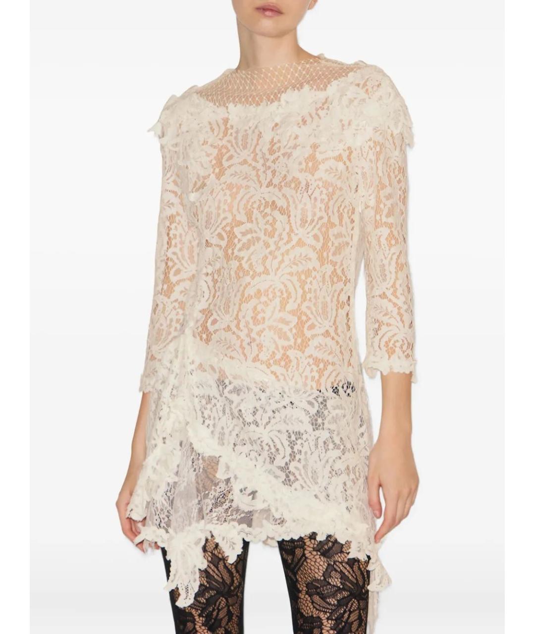 ISABEL MARANT Белое вискозное повседневное платье, фото 2