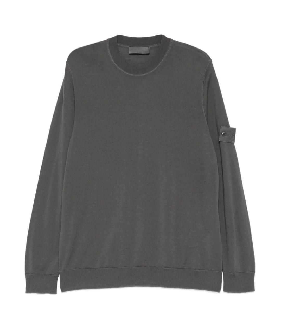 STONE ISLAND Серый джемпер / свитер, фото 1