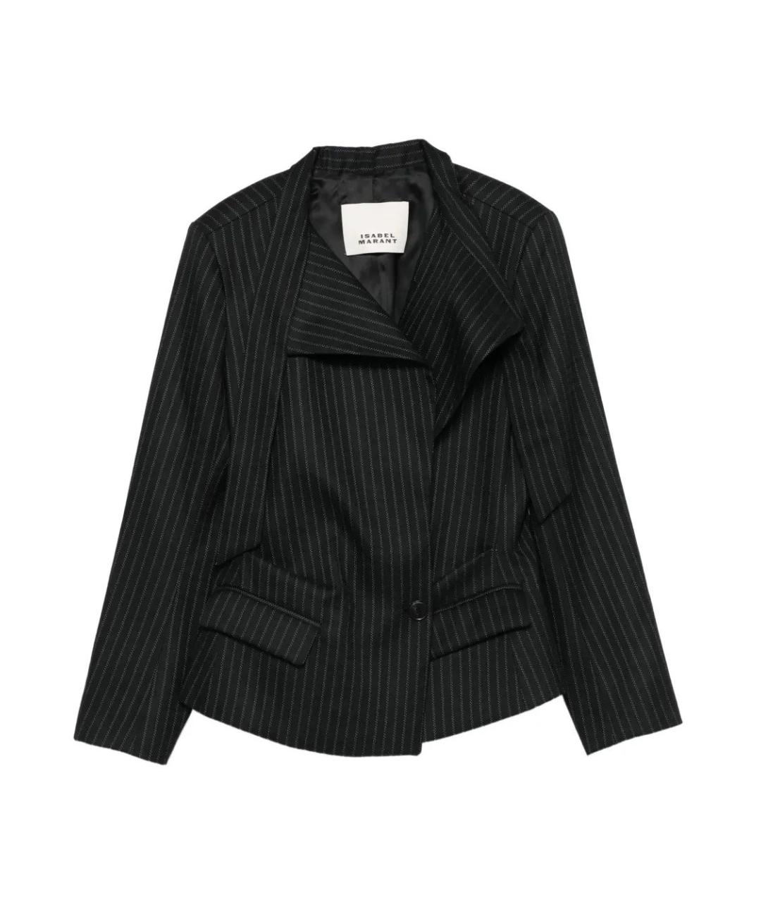 ISABEL MARANT Черный полиэстеровый жакет/пиджак, фото 1