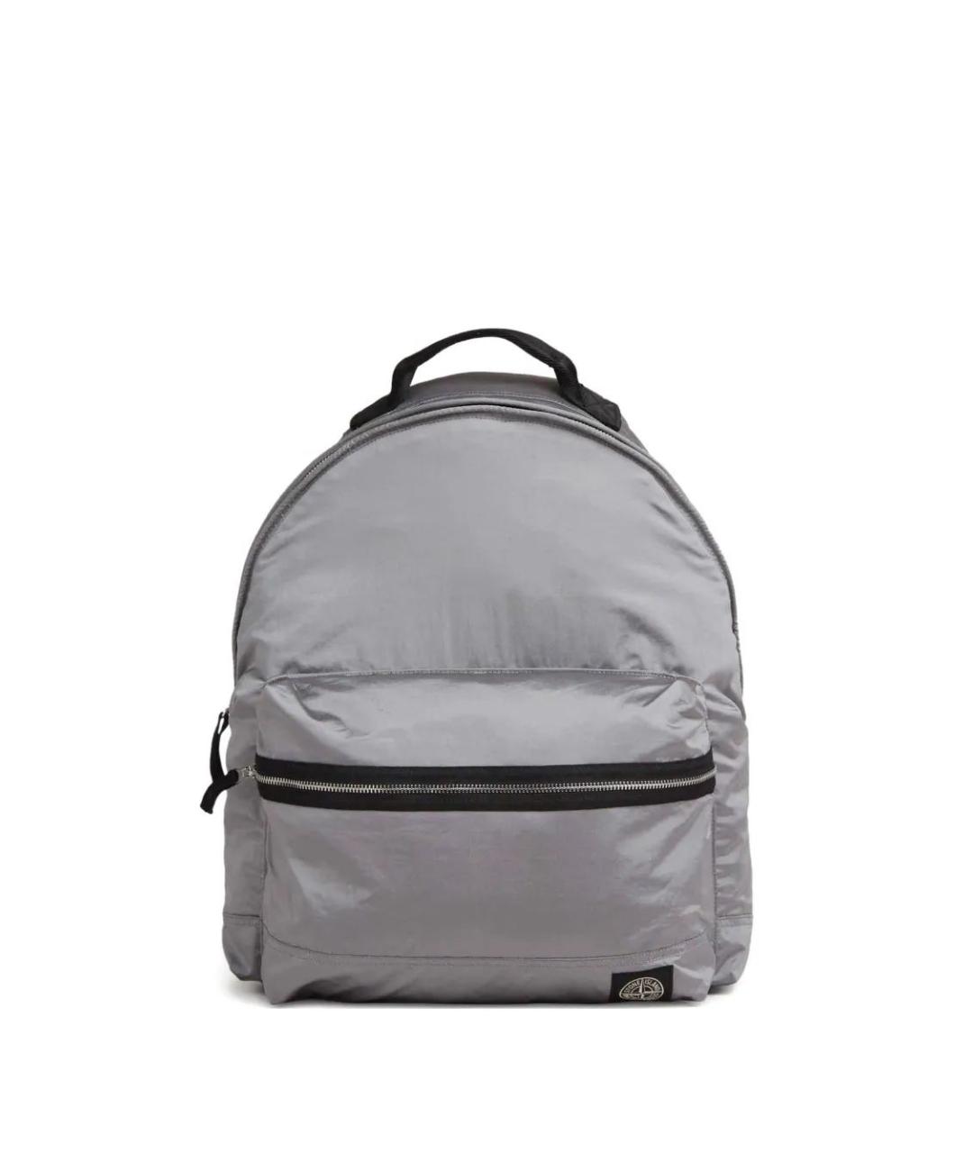 STONE ISLAND Серый синтетический рюкзак, фото 1