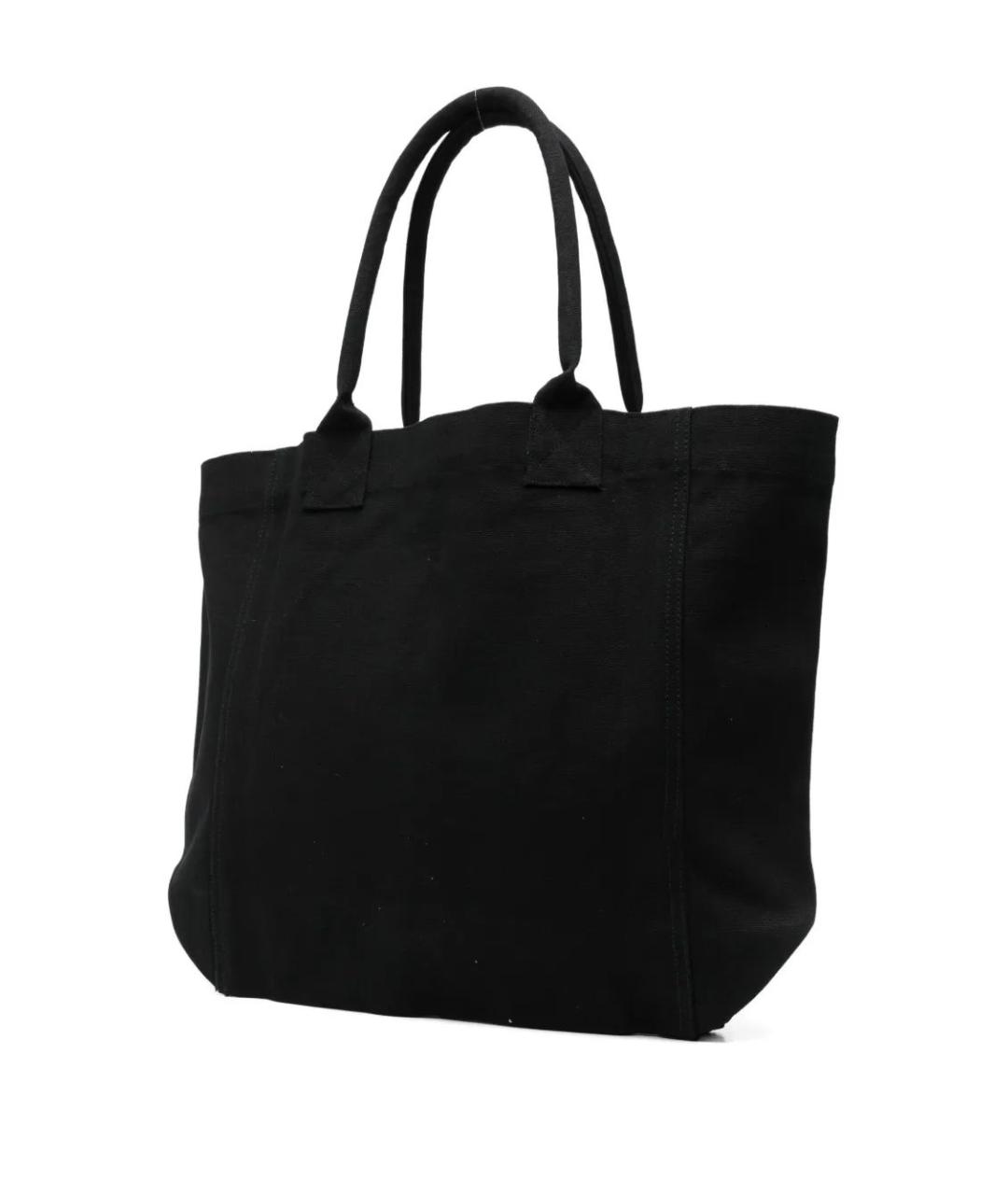 ISABEL MARANT Черная хлопковая сумка тоут, фото 3