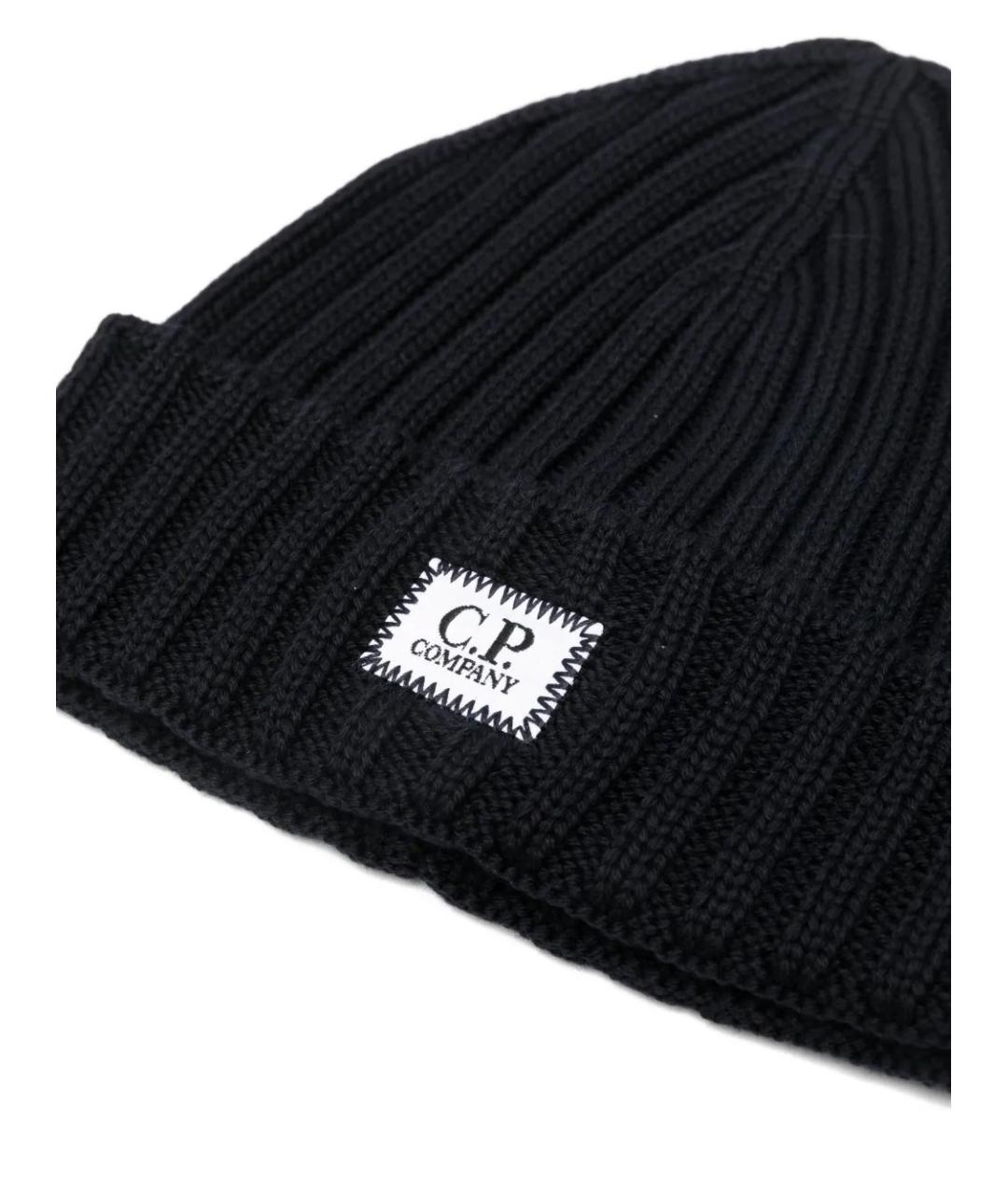 CP COMPANY Темно-синяя шерстяная шапка, фото 3