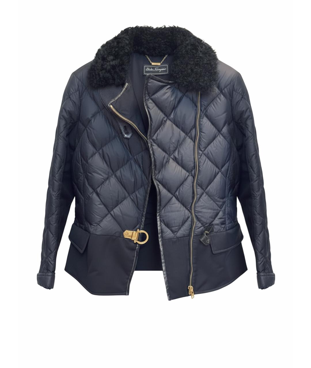 FERRAGAMO Темно-синяя куртка, фото 1