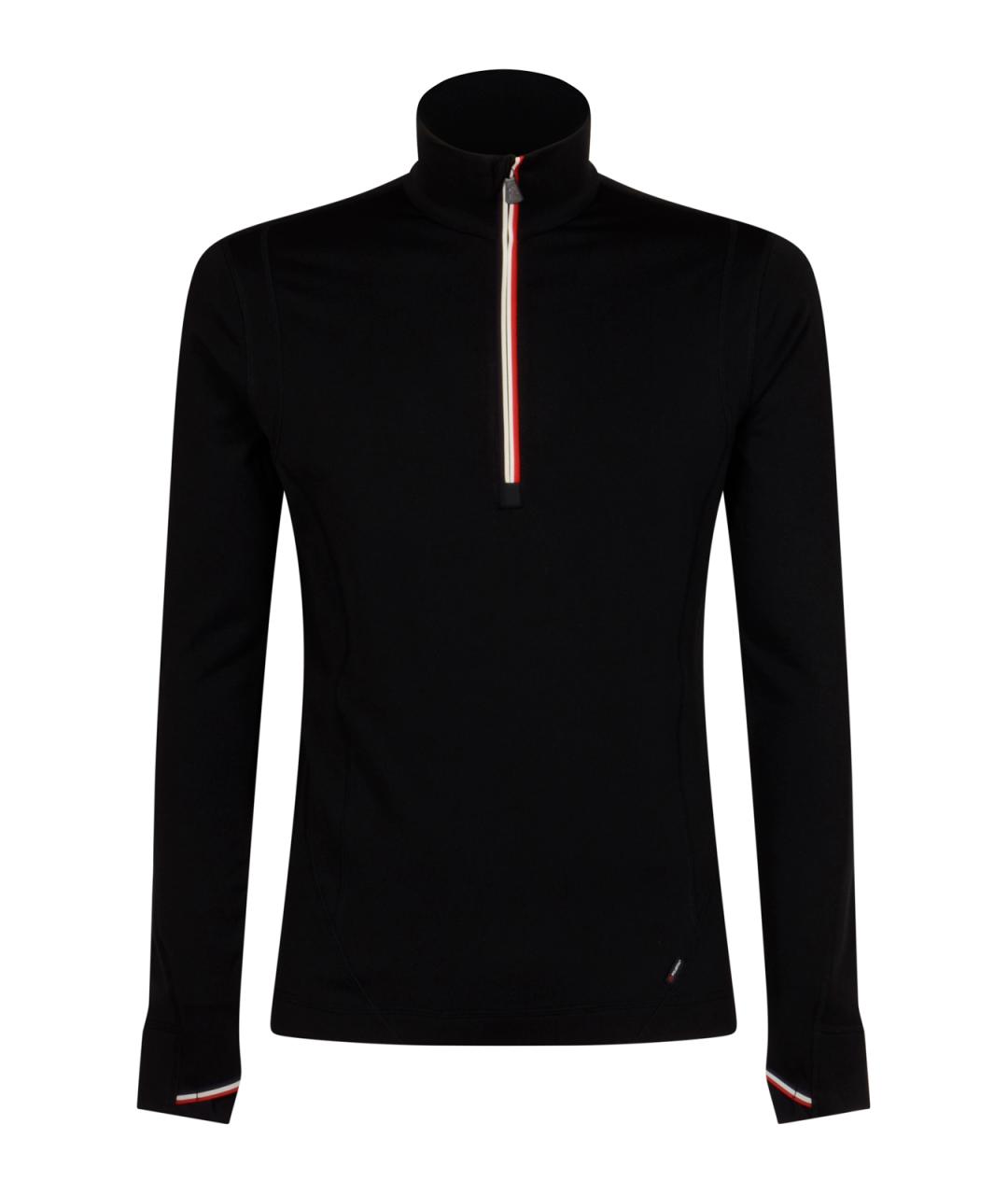 MONCLER GRENOBLE Черная полиамидовая водолазка, фото 1