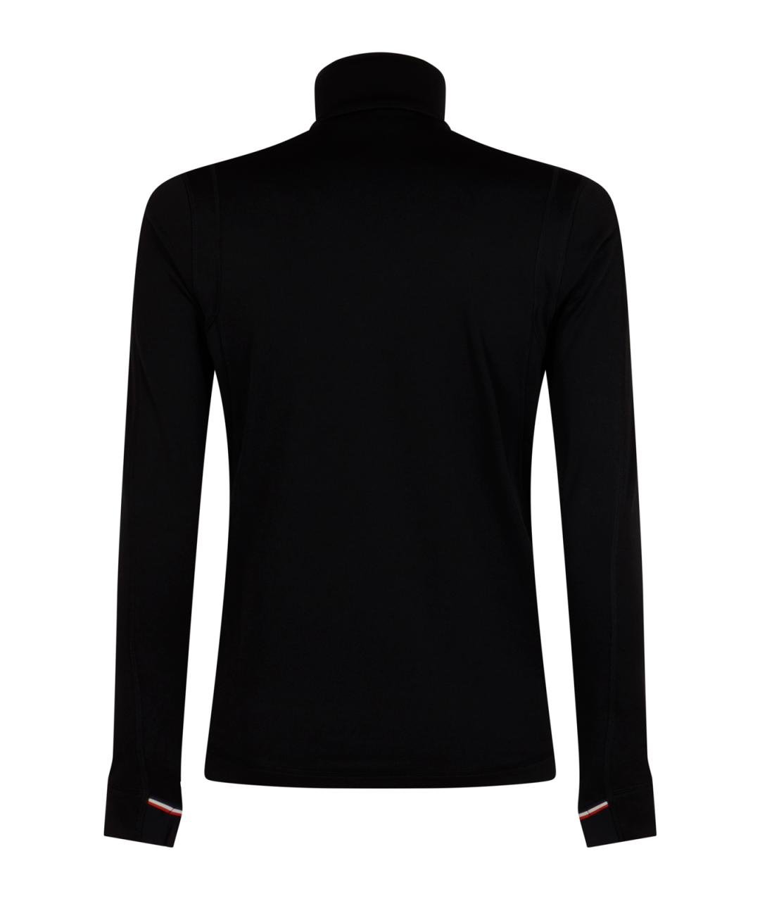 MONCLER GRENOBLE Черная полиамидовая водолазка, фото 2