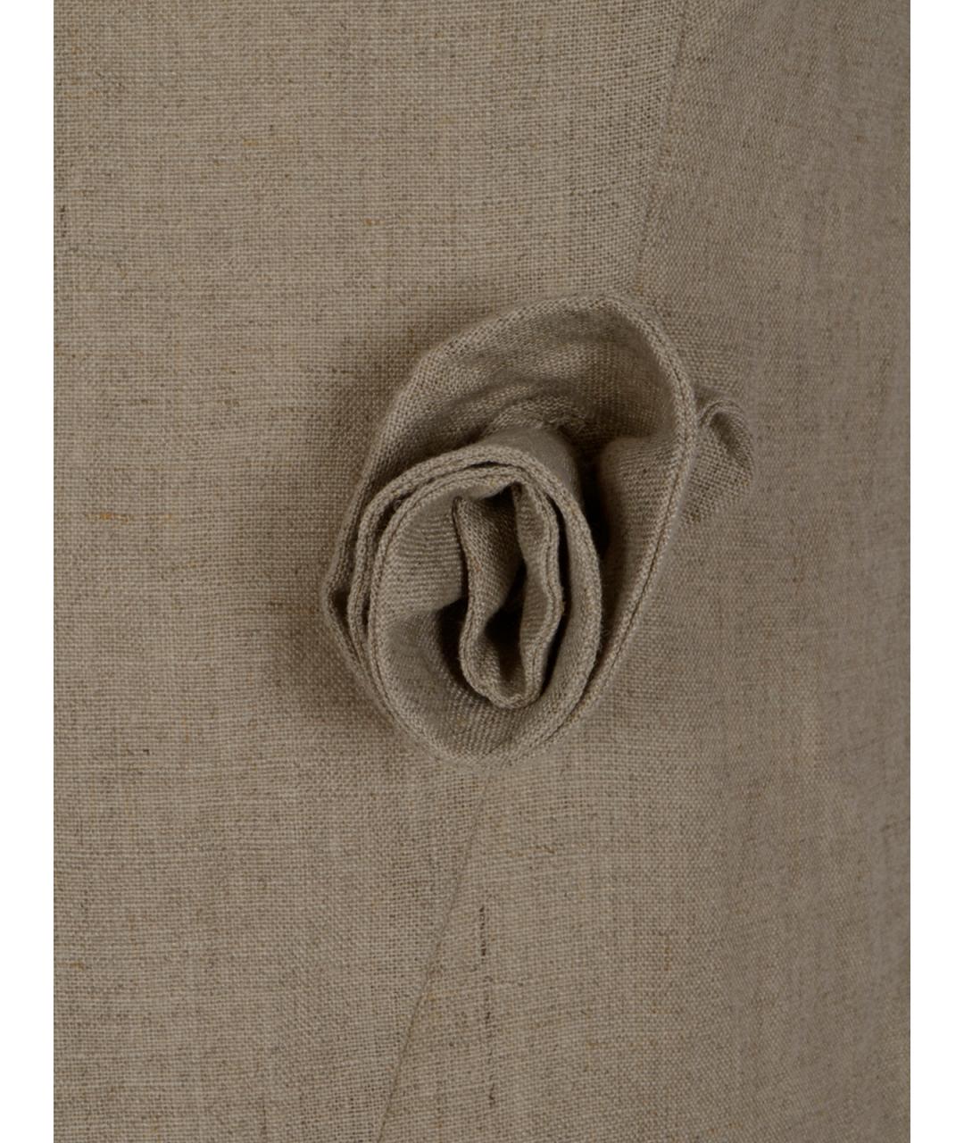 COPERNI Бежевое льняное повседневное платье, фото 3